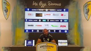 Arzignano ValchiampoAlessandriaConferenza Stampa Post Match [upl. by Yrahk]