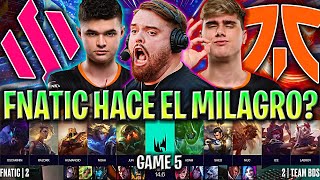 IBAI CASTEA LA PARTIDA MÁS ÉPICA DE FNATIC  FNC vs BDS Game 5 LEC SEMIFINAL SPRING 2024 ESPAÑOL LVP [upl. by Francklyn]