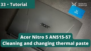 Speed Up Your Acer Nitro 5 AN51557  Prevent Overheating With Dust Cleaning amp New Thermal Paste [upl. by Seuqramed949]