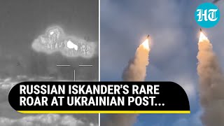 Russias Iskander Flattens Ukraine Command Post Ruthless Strike Caught On Cam [upl. by Eelnyl488]