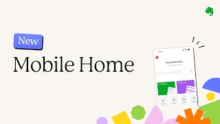 How we designed the new Evernote Home on Mobile 🏡 [upl. by Ilan139]