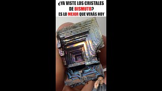 ¿COMO HACER CRISTALES DE BISMUTO EL METAL MÁS EXTRAÑO [upl. by Nwahsed305]