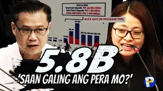 Unexplainable BILLIONS sa bank account ni Alice Guo pinatunayan ni Win Gatchalian na POGO money [upl. by Case]