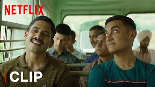 Aamir Khan And Naga Chaitanya Become Chaddi Buddies  Laal Singh Chaddha  Netflix India [upl. by Fasano]