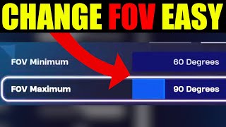 How to change fov in fortnite Ps4 xbox ps5 pc Nintendo siwtch [upl. by Crescint462]