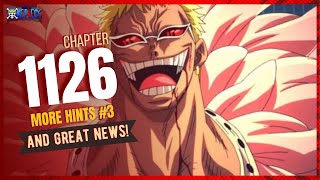 ONE PIECE 1126 NEW HINTS AND GREAT NEWS  OFFICIAL INFORMATION [upl. by Darooge]