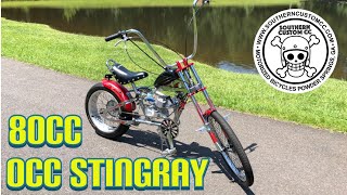 OCC Schwinn Stingray 80cc Chopper Build by Southern Custom CC [upl. by Acilgna]