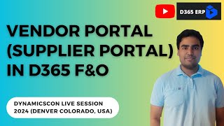 Vendor Portal in Microsoft Dynamics 365 Finance and Operations  FampO  Supplier Portal [upl. by Iruam]