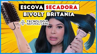 💕ESCOVA SECADORA BRITÂNIA SOFT 1300W Luz Infrared BIVOLT [upl. by Adao959]