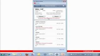 JD Edwards EnterpriseOne Mobile Expense Management Demo [upl. by Petersen257]