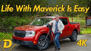 Living With 2022 Ford Maverick XLT Is No Big Deal And That’s A Good Thing [upl. by Greg108]