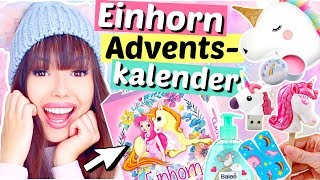 Was ist alles im EINHORN Adventskalender 🦄  ViktoriaSarina [upl. by Ghiselin576]