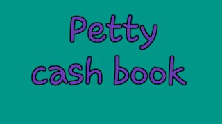 petty cash book Explain in Tamil [upl. by Griffie]