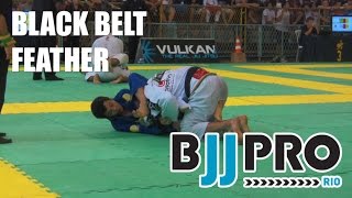 Rio BJJ Pro 2014  Black belt adult Feather weight Final [upl. by Iramat]