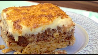 Pastitsio my Dads amazing  Greek Lasagna  Christine Cushing [upl. by Harte]