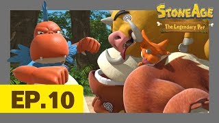 Punching King Agoa l Episode 10 Stone Age The Legendary Pet l New Dinosaur Animation [upl. by Ariait]