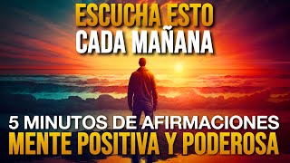 🌟 AFIRMACIONES POSITIVAS para Empezar el Día 5 minutos  Objetivos y Metas 🌟 [upl. by Nnaylloh380]