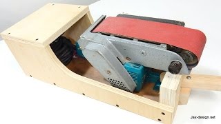 Belt Sander Stand  Can Sit In 3 Positions [upl. by Anitsirhc884]