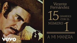 Vicente Fernández  A Mi Manera tema remasterizado cover audio [upl. by Neirod]