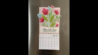 Easy Fridge Magnet Calendar [upl. by Jun]