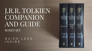 The JRR Tolkien Companion and Guide Boxed Set A Quick Look Inside [upl. by Adnahsor]