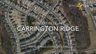 Carrington Ridge  Huntersville NC [upl. by Aciretahs]