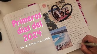 Agenda Kinbor  Journaling de los primeros días del año [upl. by Macey]