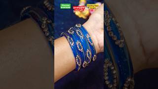 கண்ணாடி வளையல் நவராத்திரி Riturn gifttrendingglassbanglesimpononegramjewelleryonlineshopping [upl. by Anyrtak]