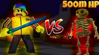 I FOUGHT THE BOSS ANTHRO WITH A GOD WEAPON Roblox Warrior Simulator [upl. by Reinal]