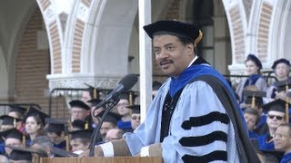 Neil deGrasse Tyson says America has lost its exploratory compass at Rices 100th commencement [upl. by Yroffej619]