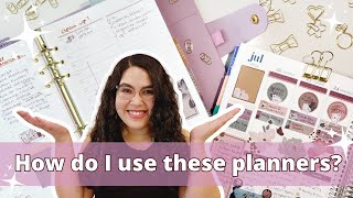 How To Plan In Multiple Planners  Plan With Me EC Daily And Weekly Spreads [upl. by Llednar]