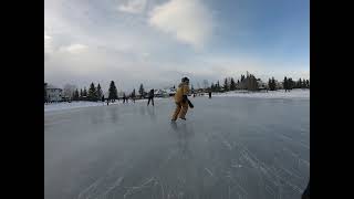 New Year 2022 Skating at Arbour Lake Calgary [upl. by Gardel283]