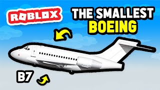 Worlds SMALLEST BOEING Plane in Cabin Crew Simulator Roblox [upl. by Alicul]