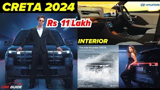 2024 Hyundai Creta Facelift OFFICIAL VIDEO  Launch Date  Price in India  Kia Seltos Rival🔥 [upl. by Morita]