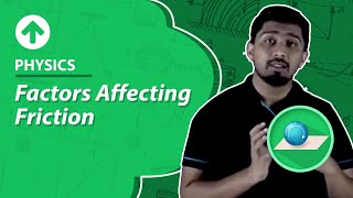 Factors Affecting Friction  Friction  Physics [upl. by Neroc178]