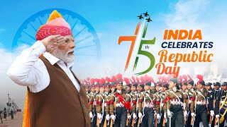 75th Republic Day Parade LIVE from Kartavya Path  26 January 2024 Parade Live [upl. by Lesh]