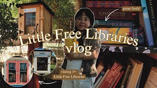 Little Free Library Vlog  Unhauling Books Great Finds [upl. by Goldia]