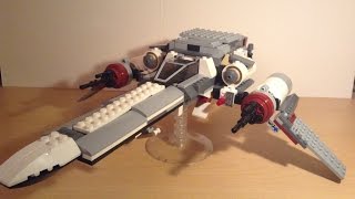 LEGO Vaisseau Star Wars MOC Création [upl. by Anivad]