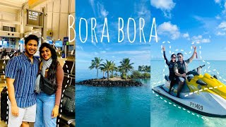 BORA BORA TRAVEL VLOG  CLEAR WATER  OUR HONEYMOON [upl. by Tali625]