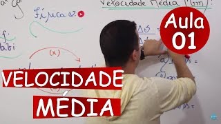 Velocidade Média  Conceitos Iniciais Aula 01 [upl. by Noillid520]