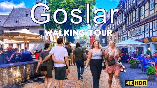 Goslar Germany Walking tour in Goslar 4k 60fps ☀️2023 [upl. by Ayocal]