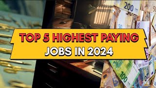 MONEY TALKS  2024’s Most Profitable Career Paths [upl. by Miguela652]