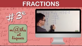 Effectuer des calculs de fractions 2  Troisième [upl. by Nate]