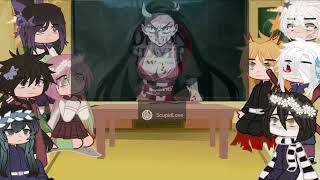 Hashiras react to Nezuko vs Daki  a other vid [upl. by Ordnajela695]