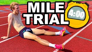 Running an ALL OUT Mile Time Trial [upl. by Wahl633]