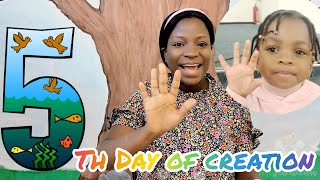 5th Day of creation  Bible made simple for children with Aunty Tijay [upl. by Nautna]