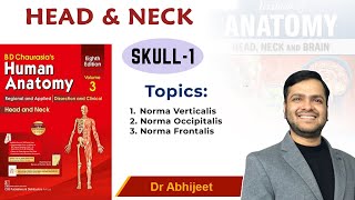 Skull Anatomy  Norma Verticalis Occipitalis and Forntalis  Head amp Neck Anatomy for MBBS 1st Year [upl. by Ayram]