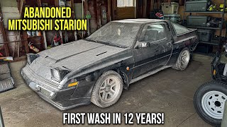 First Wash In 12 Years ABANDONED Mitsubishi Starion Car Detailing Restoration [upl. by Bartholomeo971]