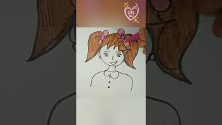 G girlLetter G girl DrawingshortsyoutubeshortsGFORGIRLSHORTSYOUTUBESHORTS [upl. by Arul]