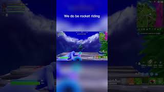 fortnite fortniteclips gaming fypシ゚viral rocket riding [upl. by Eivol770]